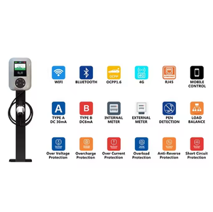 Cargador tary Home EV montado en la pared 32A 7kw <span class=keywords><strong>Punto</strong></span> <span class=keywords><strong>de</strong></span> estación <span class=keywords><strong>de</strong></span> carga <span class=keywords><strong>de</strong></span> <span class=keywords><strong>coche</strong></span> <span class=keywords><strong>Precio</strong></span> <span class=keywords><strong>de</strong></span> fábrica Alta calidad - Product Image 4