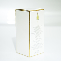 Damenparfüm Tropfenförmige Flasche Gelbe Flüssigkeit Goldverzierung Birne Pfirsich Tuberose Orchidee Brombeere Valentinstag Langanhaltend