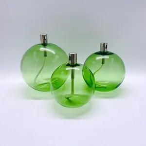 ديكور منزلي كروي أخضر شفاف مصنوع يدويًا - Product Image 6