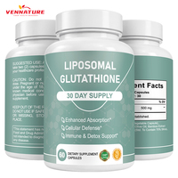 Capsules de L-Glutathion Liposomal 500mg, 60 Comprimés, Complément Alimentaire pour le Bien-être Cellulaire