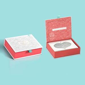 Custom Logo Book Shape Wig Paper Gift <b>Box</b> Withe EPE Foam Magnetic Paper <b>Box</b> with Ribbon for Watch - Product Image 1