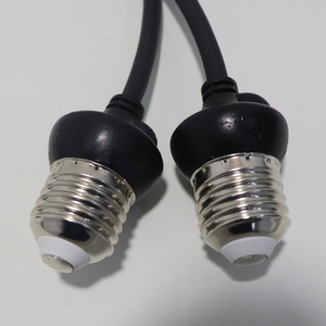 Custom 1M 2M 3M E27 Dropper <strong>ES</strong> Pendant Festoon Lights Outdoor Rubber IP65 <strong>Lamp</strong> <strong>Holder</strong> - Product Image 3