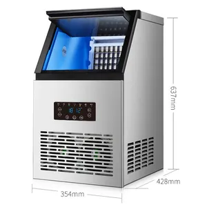 popular large quantity supply commercial ice maker machine industrial ice cubes making machine factory