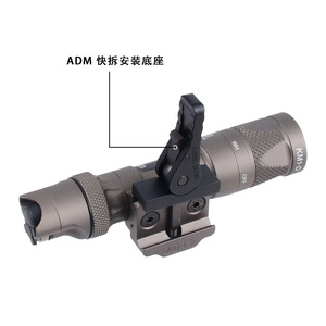 Lampe torche tactique infrarouge M622V M323V, éclairage LED infrarouge, montage sur rail de 20 mm, batterie rechargeable CR123A - Product Image 3