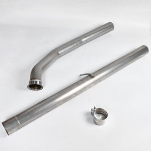 Kit de tuyaux de collecteur d'échappement pour Dodge <span class=keywords><strong>Ram</strong></span> 2500 <span class=keywords><strong>3500</strong></span> 2007-<span class=keywords><strong>2012</strong></span> avec moteur <span class=keywords><strong>diesel</strong></span> Cummins 6.7L, tuyau d'échappement de 4 pouces en acier inoxydable 409, STOCK USA - Product Image 1