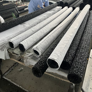 Tunnel vert de la marque Shengfeng, tuyau de drainage souterrain en polypropylène PP, tuyau aveugle perméable, support interne filamentaire désordonné - Product Image 3
