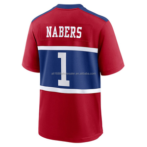 Maillot de football 2026 pour homme, style tendance, 6 Jaxson Dart, 1 Malik Nabers, 44 Cam Skattebo, 5 Kayvon Thibodeaux, brodé, tailles S-3XL - Product Image 4