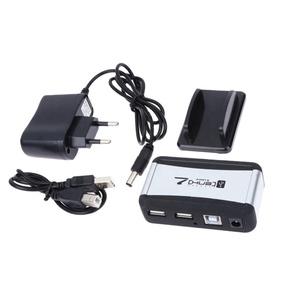 Nhà Máy Bán buôn tốc độ cao <span class=keywords><strong>7</strong></span> cổng USB 2.0 HUB với Power Supply Adapter cho PC máy tính xách tay phụ kiện - Product Image 3