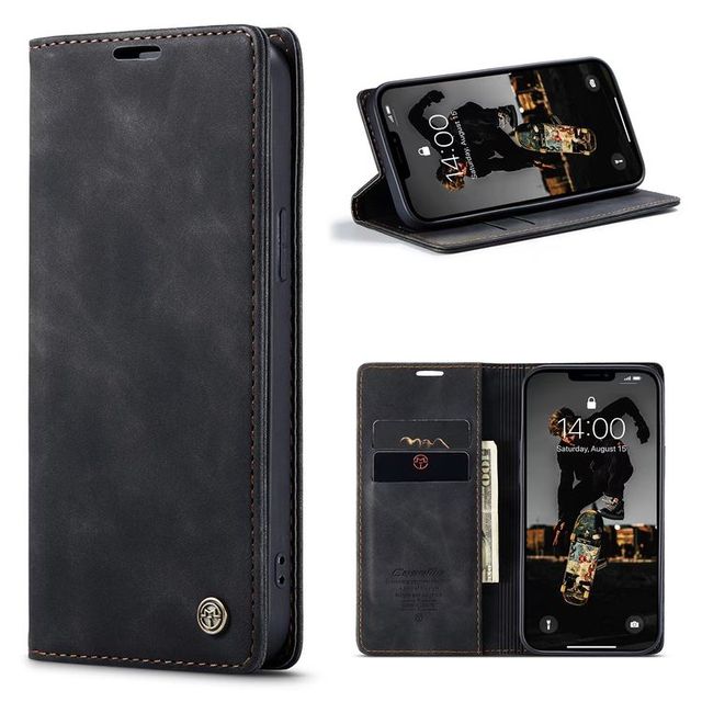For CaseMe Retro Leather Wallet Phone Cases A06 A16 A17 Flip Magnetic Phone Case with Holder Wallet Function S25ultra S26
