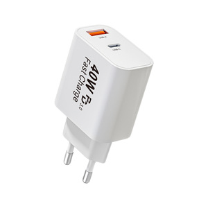 Gallium Nitride AC European Standard 40W Apple Charger Compatible with Samsung Fast <b>Charge</b> Apple 16 Charger Original - Product Image 4