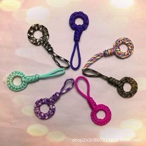 Car Keychain 20cm Handmade <b>Braided</b> 4mm Paracord Key Ring Lightweight Creative Style For Car Backpack <b>Accessory</b> - Product Image 4