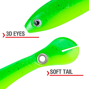 Isca de pesca biônica macia para peixes de lama, isca de pesca artificial de plástico macio para simulação de 6g/10cm - Product Image 5