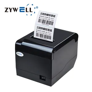 ZY809 OEM impresora small barcode 80mm printer ZYWELL sticker label printer 3" thermal printer