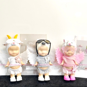   Ropa hecha a mano, conjunto de vestidos, ropa para muñecas, accesorios para llaveros, venta al por mayor, 60 piezas = Envío gratuito en algunas áreas - Product Image 6