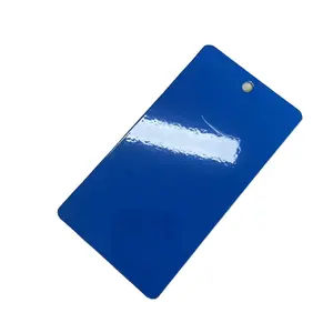 Customized Blue Color Powder Coating Smooth Glossy for Screen Printing Gas Cylinder