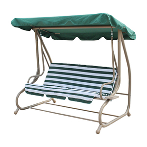 High Quality Gold Modern Patio <b>Swing</b> Garden Chair for Sale 3 Person - Product Image 1