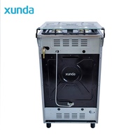Cuisinière à gaz autonome Xunda avec four, 4 brûleurs, pour cuisine domestique et appartement