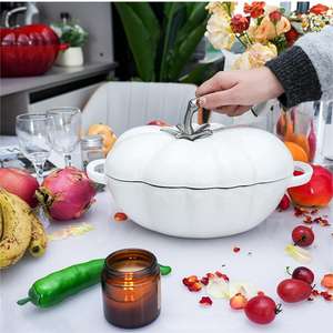 Casserole <span class=keywords><strong>en</strong></span> <span class=keywords><strong>fonte</strong></span> émaillée - <span class=keywords><strong>Cocotte</strong></span> hollandaise pour la cuisson lente de soupes, ragoûts, pain - Product Image 3