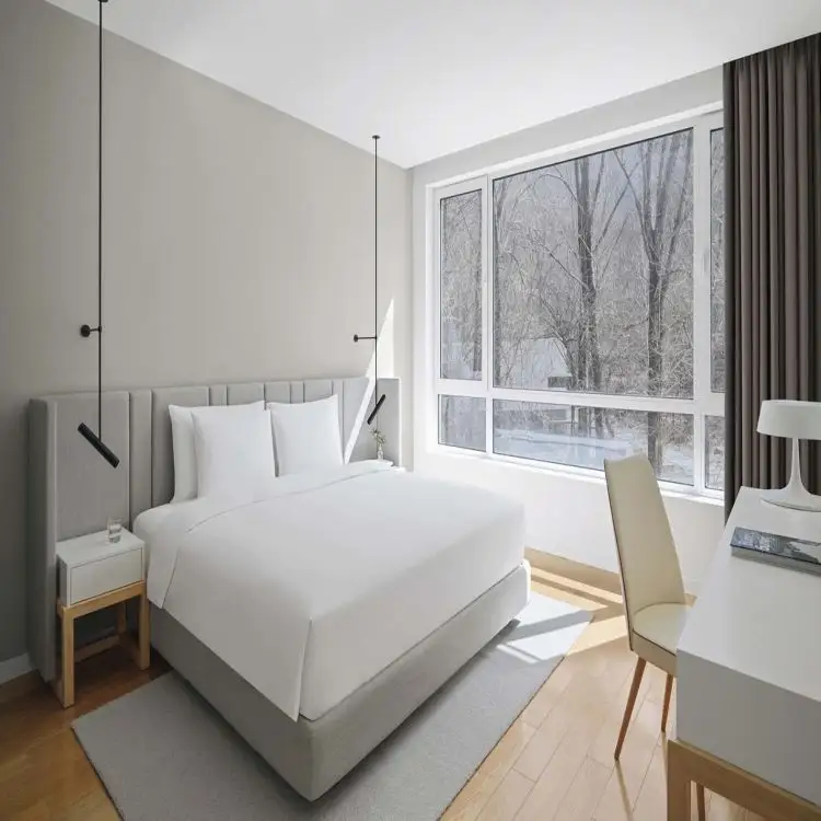 Высокое качество гостиничная мебель кровать номер курортный отель спальный набор