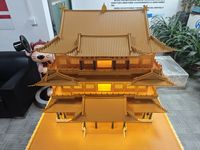 Maqueta Arquitectónica China Antigua Personalizada, Modelo de Edificio Tradicional Hecho a Mano para Exhibición