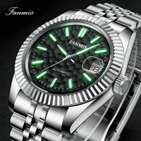 Montre Mécanique pour Hommes Étanche 100m pour la Natation avec Mouvement Japonais NH35, Conception Personnalisée de Qualité, Vente en Gros OEM Populaire