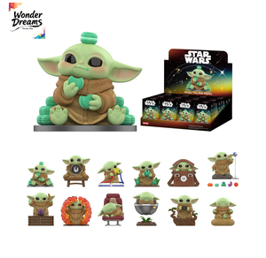 POP MART <span class=keywords><strong>Star</strong></span> <span class=keywords><strong>Wars</strong></span> Grogu Serie Tiny but Mighty, Statuette da Collezione per Regali di Compleanno e Festività per Bambini - Product Image 1