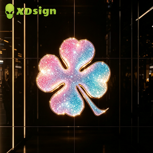 Enseigne publicitaire personnalisée, lettres en relief LED scintillantes, acier inoxydable, enseigne 3D, certifiée IP67 CE - Product Image 3