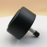 Pieds de meubles en plastique noir durables, résistants au vieillissement, pour un usage quotidien, pour canapé, armoire, table