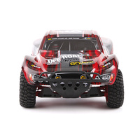 Remo Hobby 1025 Short Course Truck 1/10, Auto RC Eléctrico de Alta Velocidad, 9EMU 4x4 Todoterreno, Dos Motores sin Escobillas, Piezas Impermeables Traxx