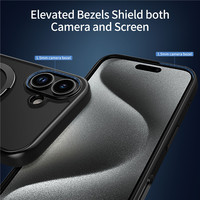 Vente en gros d'accessoires de téléphone tendance 2025 étui de téléphone portable avec support magnétique invisible pour iPhone 16 & 16 pro max 16 Plus