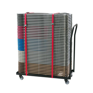 Zware Enkelvoudige Open Handgreep Koolstofstalen Frame Klapstoel Stapelwagen - Product Image 6