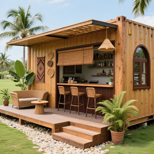 Quiosco de café 2025, cabina de boletos para exteriores, Casa de Guardia, caja de centinela, cabina de seguridad de <span class=keywords><strong>cocina</strong></span> con baño, casa de oficina para Filipinas - Product Image 4