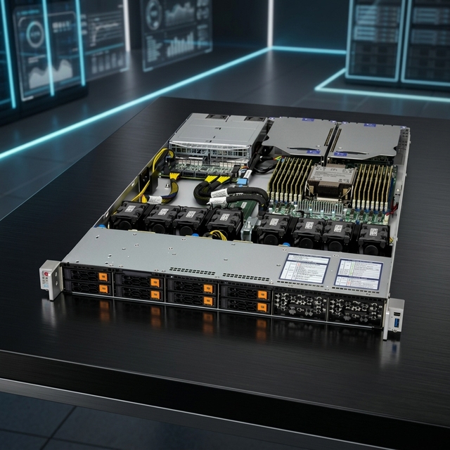 SYS-112C-TN 1U Rackmount Enterprise Server Support Intel Xeon Scalable Processor for Virtualization and Database Computing