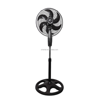 Ventilateur de sol électrique intelligent en plastique 16 pouces 18 pouces 6 lames de refroidissement pour chambre à coucher maison