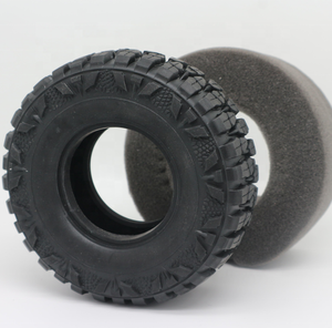 Neumáticos de Roca de 2.2 Pulgadas, Neumáticos de <span class=keywords><strong>Goma</strong></span> Negros para Coche RC 1/10, Piezas de Repuesto para Modelos de Juguete con Batería - Product Image 3