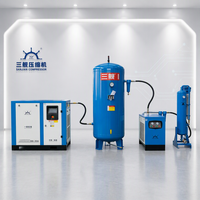 Compresseur d'air à vis 10hp 20hp 30hp 50hp 8bar 10bar 7.5kw 11kw 15kw 45kw 500l 600l 1000l Certifié CE