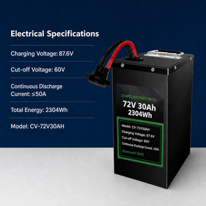 OEM Corevein Connect <b>72V</b> 30Ah LiFePO4 Semi-solid State <b>Battery</b> Pack with Bluetooth BMS 4000 Cycles for Electric Two/Wheeler - Product Image 5