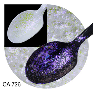 Vendedor caliente White Fairy Ice Pearl Chrome Pigment Shell Nails Dust Mirror Aurora Powder - Product Image 2