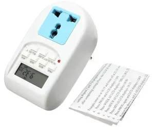 Kampa-temporizador electrónico programable, enchufe de Reino Unido/UE, 24 horas, venta al por mayor, temporizador de ahorro de energía - Product Image 2