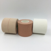 Bande adhésive sportive en coton respirant et élastique avec colle à l'oxyde de zinc thermofusible, largeur 5 cm, longueur 4,5 m, unisexe
