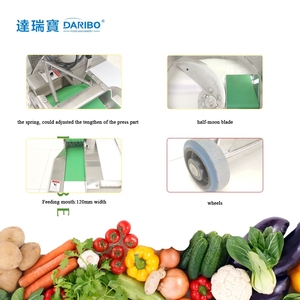 Machines de tranchage de tranches de légumes de cornichon de coupeur de pomme de terre de <span class=keywords><strong>concombre</strong></span> de carotte - Product Image 3