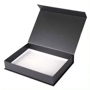 Custom Logo Printed Luxury Watch Jewelry Packaging <b>Cheap</b> Customized Logo Empty Matte Black Rigid Flip <b>Gift</b> <b>Boxes</b> - Product Image 3