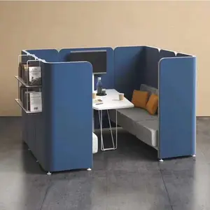 Set di Divani per Sale Riunioni BOSUN dal Design Unico e <span class=keywords><strong>Moderno</strong></span>, Schienale Alto per Privacy, Garanzia di 3 Anni per Hotel, Banche, Uffici - Product Image 1