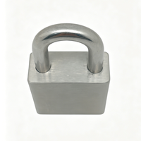 Nouveau design de cadenas intelligent carré sans batterie intégrée avec clé électronique en acier inoxydable IP67 de la marque CRAT pour les armoires électriques de télécommunications
