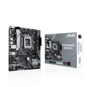 เมนบอร์ด PRIME H610M-A LGA1700 Micro-ATX รุ่นใหม่ปี 2026 รองรับ DDR5 M.2 SATA USB3.2 สำหรับ Intel เจนเนอเรชั่น 12 และ 13 สำหรับคอมพิวเตอร์ตั้งโต๊ะ - Product Image 1