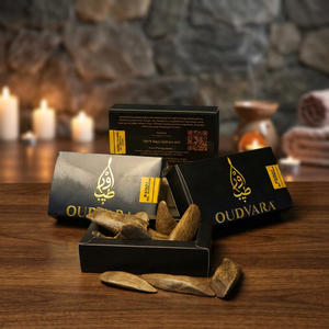Al-Ahram Oudvara, Fragancia Aromática 100% Natural de Madera de Oud Sanai, 50g de Piezas de Madera de Incienso de Larga Duración para Primavera, Verano e Invierno - Product Image 3