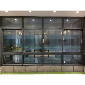 Outdoor Thermal Break Glass waterproof China Factory wholesale Commercial Sliding window