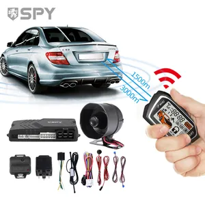 SPY双向LCD远程发动机起动机汽车报警系统自动双向