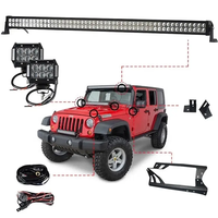 Haute puissance IP67 CE E-MARK 50 pouces 324W Led barre lumineuse Offroad Truck Led Bars
