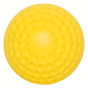 Pelotas de Béisbol de PU Amarillas con Hoyuelos de 9 Pulgadas, Nuevas, al por Mayor - Pelotas de Práctica sin Dolor para Máquinas de Lanzamiento y Entrenamiento - Product Image 4